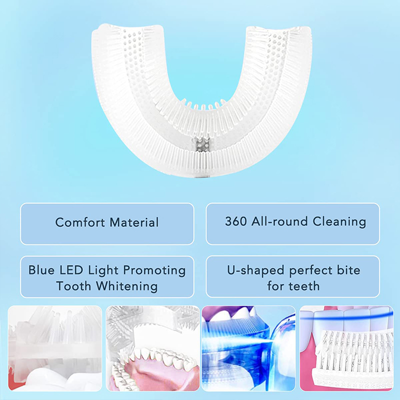 U-Shaped Rechargeable Light Qu - đánh giá và giá Teeth Whitening Kit